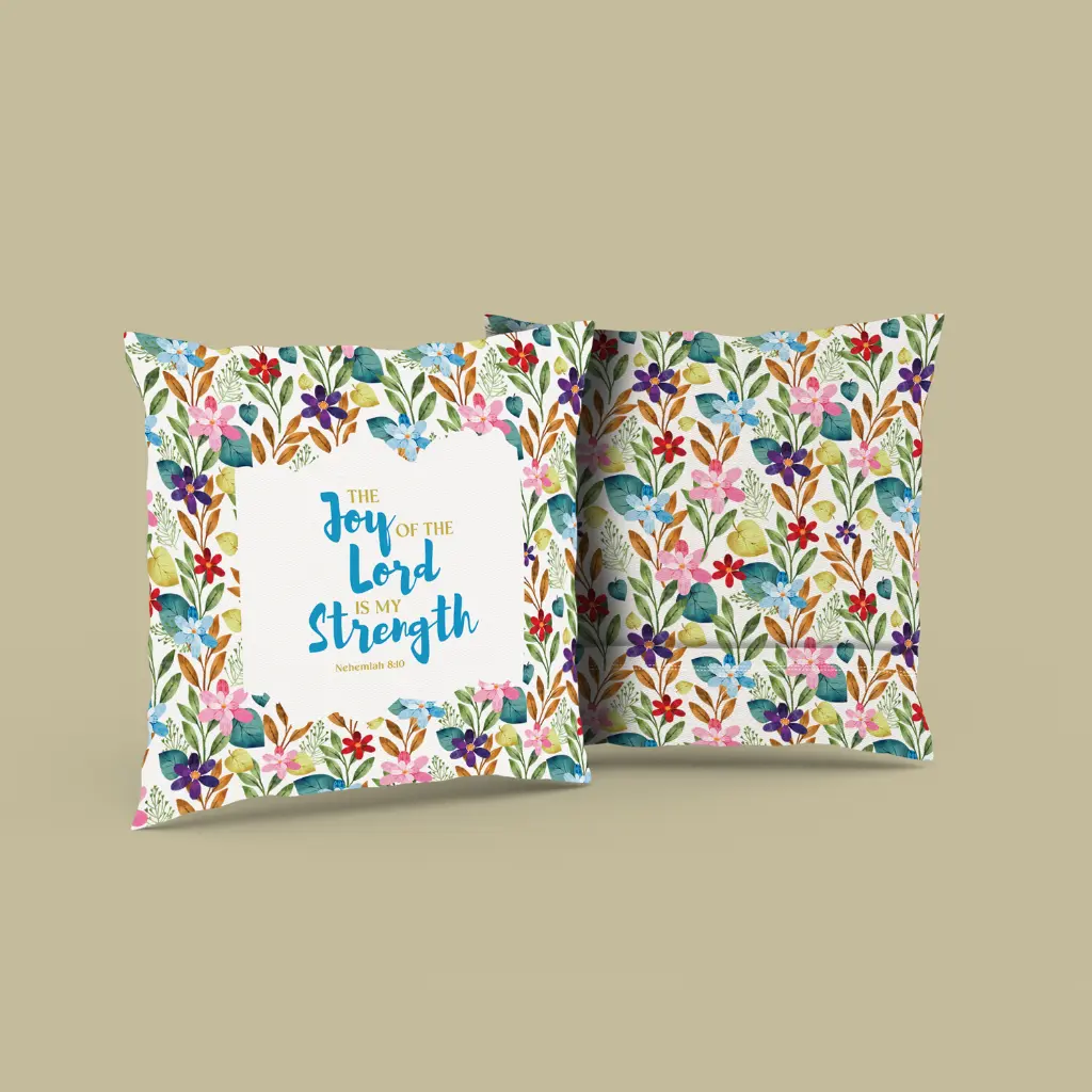 The Joy of the Lord is my Strength | christian cushion cover12-2.webp