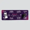 Work day Bible affirmations  | Christian Bible verse Gaming pad.webp