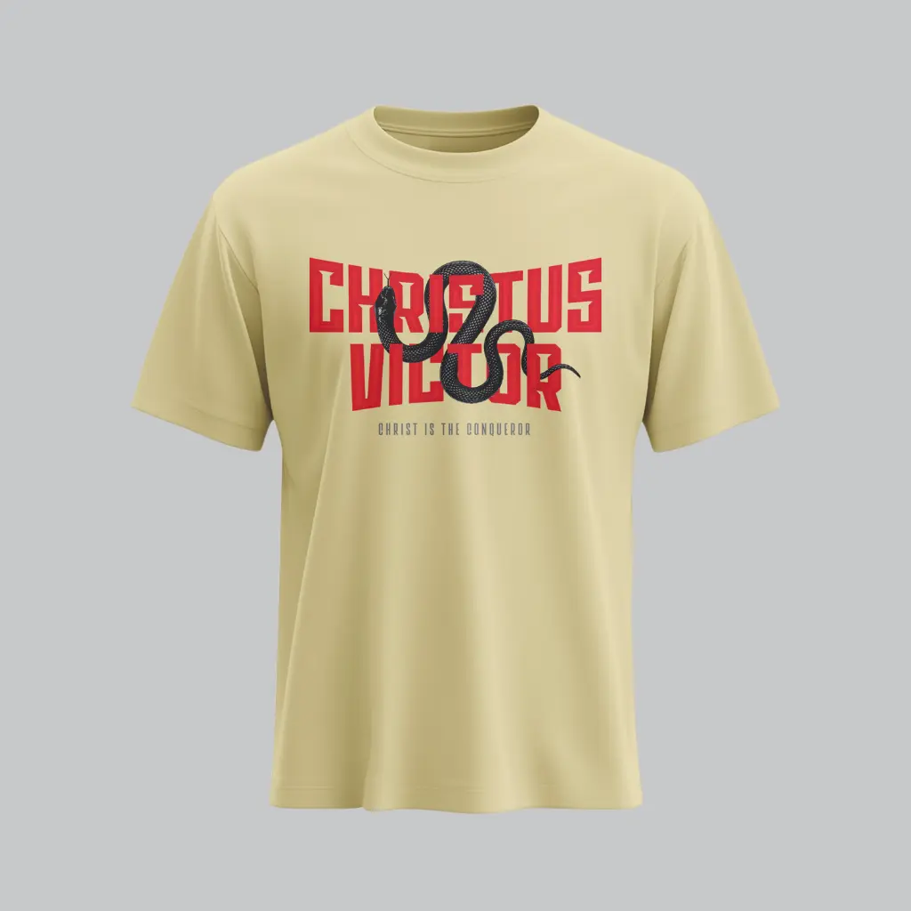 christus victor christian gosple t shirts-1.webp
