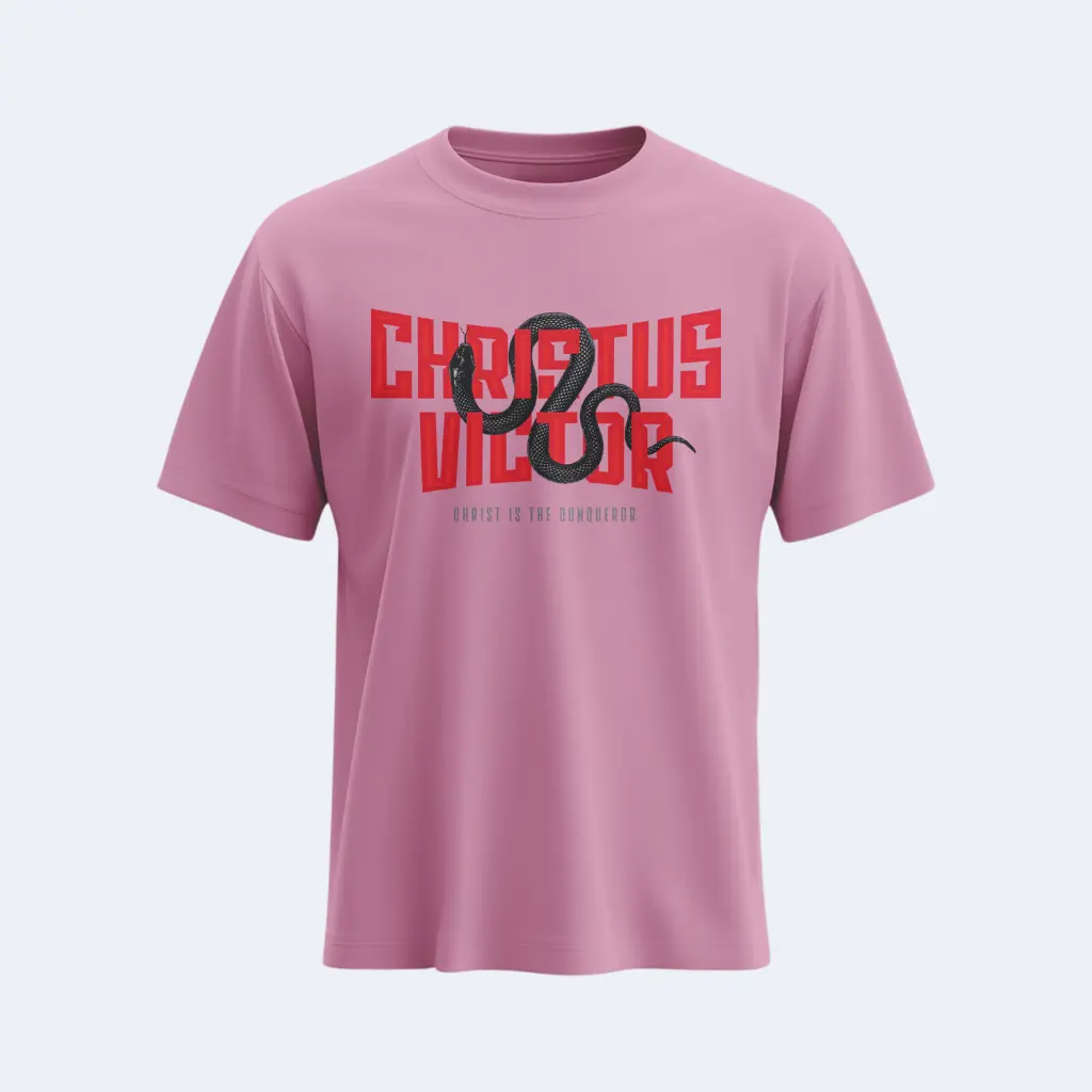 christus victor christian gosple t shirts-3.webp