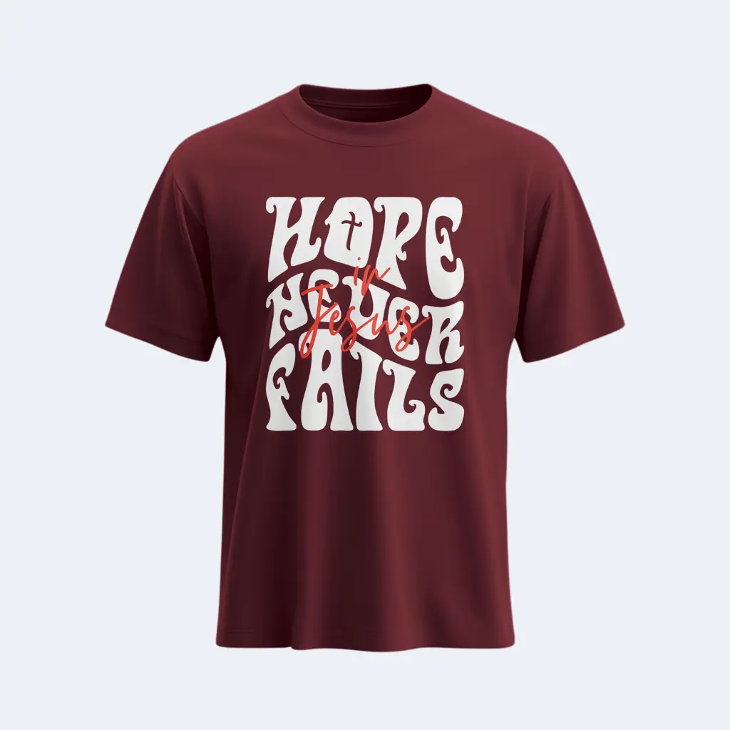 hope never fails christian gospel t shirts-1.webp
