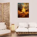 Burning Bush christian wall art-canvas-2.webp