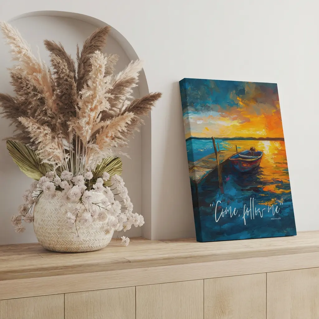 Come, Follow Me-christian wall art-canvas prints-3.webp