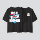 Ask Seek Knock | Matthew 7:7 | Christian Bible Verse Oversized T-shirt | Unisex