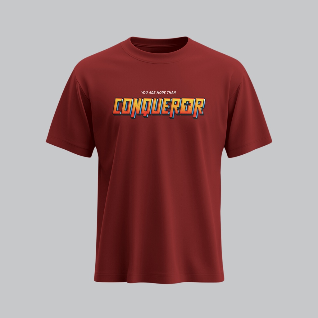 You are more than Conqueror | Romans 8:35-37 | Christian Bible Verse T-Shirt | Unisex