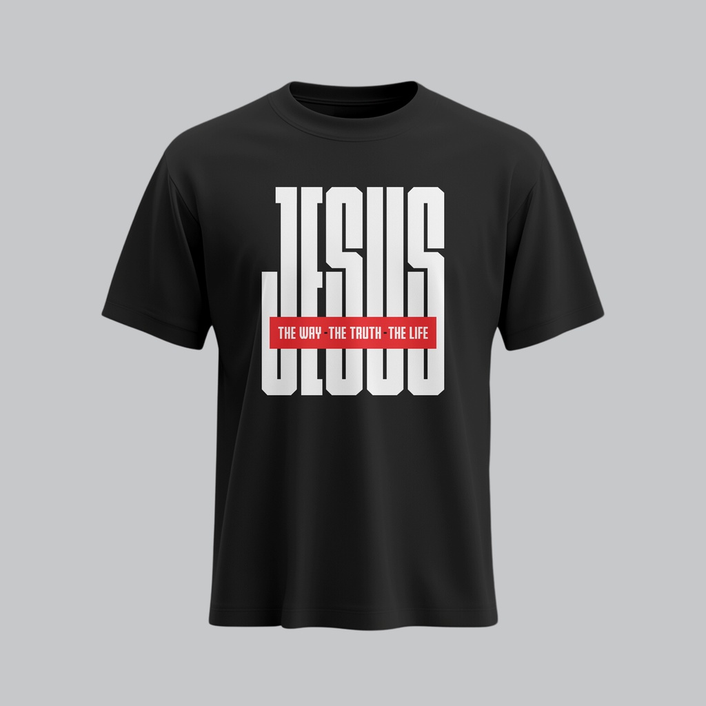 JESUS - The Way The Truth The Life | John 14:6 | Christian Bible Verse T-Shirt | Unisex