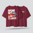 Speak Life | James 3:5-6 | Christian Bible Verse Oversized T-shirt | Unisex