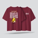 Set Your Mind Above | Colossians 3:2 | Christian Bible Verse Oversized T-shirt | Unisex