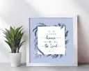 As for me and my house we will serve the lord | Joshua 24:15 | Bible verse frame | Christian wall decor | 10x10 Inches