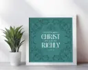 Let the word of the Christ dwell in you richly | Colossians 3:16 | Bible verse frame | Christian wall decor | 10x10 Inches