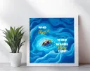 Who is this? Even wind and the waves obey him! | Mark 4:41 | Bible verse frame | Christian wall decor | 10x10 Inches
