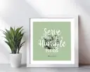 Serve others with a humble heart | Philippians 2:3-4 | Bible verse frame | Christian wall decor | 10x10 Inches