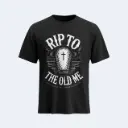RIP TO OLD ME | Romans 6:7 | Christian Bible Verse T-Shirt | Unisex | Sale