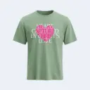 Heart captured by Christ's love | 2 Corinthians 5:14  | Christian Bible Verse T-Shirt | Women | Sale