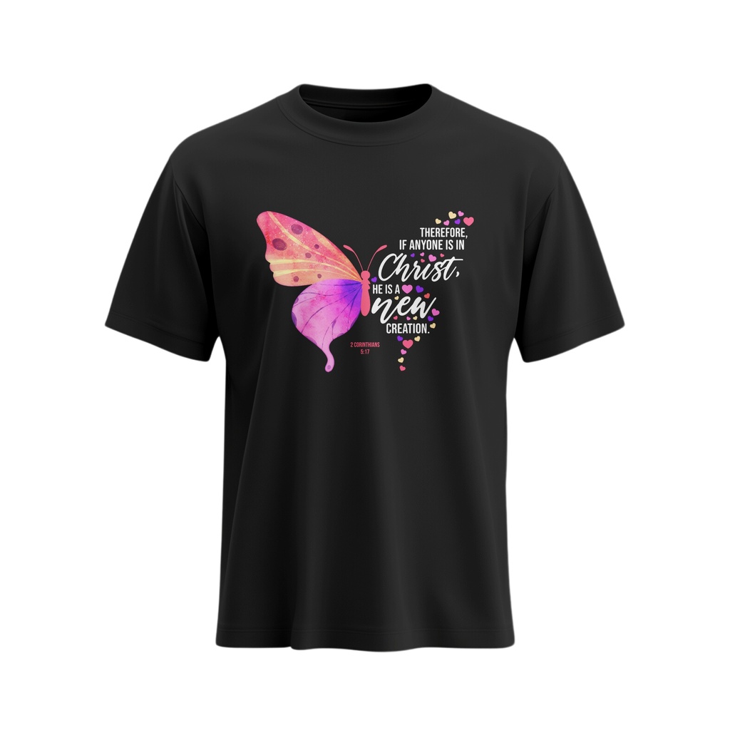 New creation | 2 Corinthians 5:17 | Christian Bible Verse T-Shirt | Women