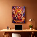 Consuming Love — Held by the Father | Christian Canvas Wall Art