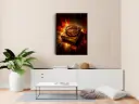 Crowned Word — The Holy Bible & Crown of Thorns | Christian Canvas Wall Art
