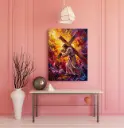 The Weight of Love — Jesus Carrying the Cross | Christian Canvas Wall Art