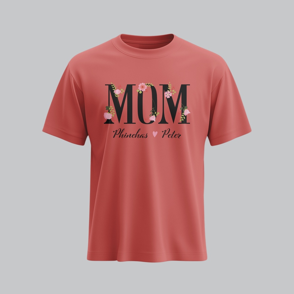 MOM | Customise Names | Personalised T-Shirt