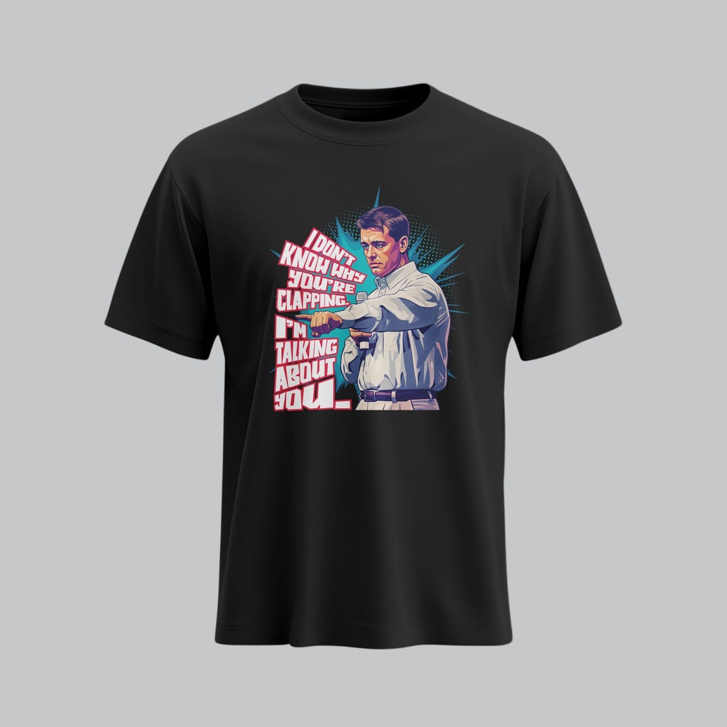I Don’t Know Why You’re Clapping | Christian Gospel T-Shirt | Unisex (S, Black)