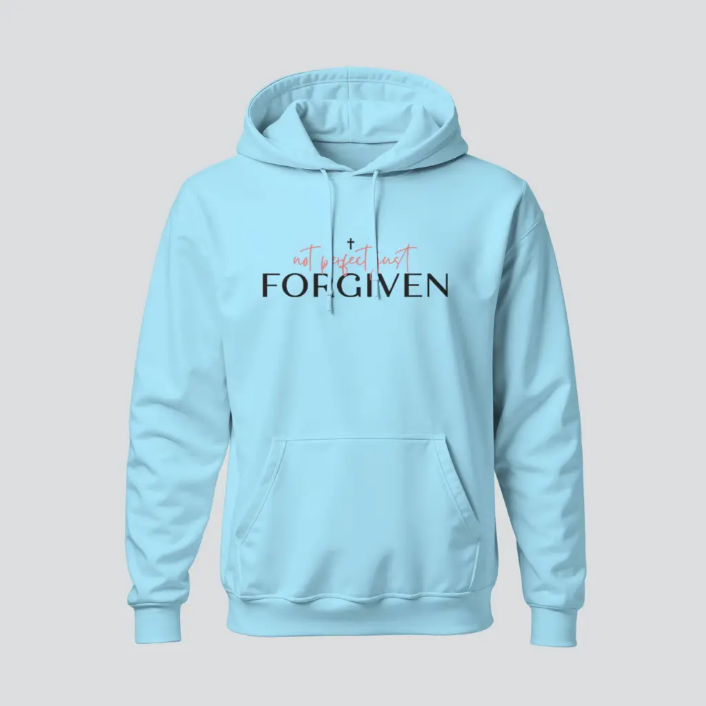 Not Perfect Just Forgiven | Christian Gospel Hoddie | Women's