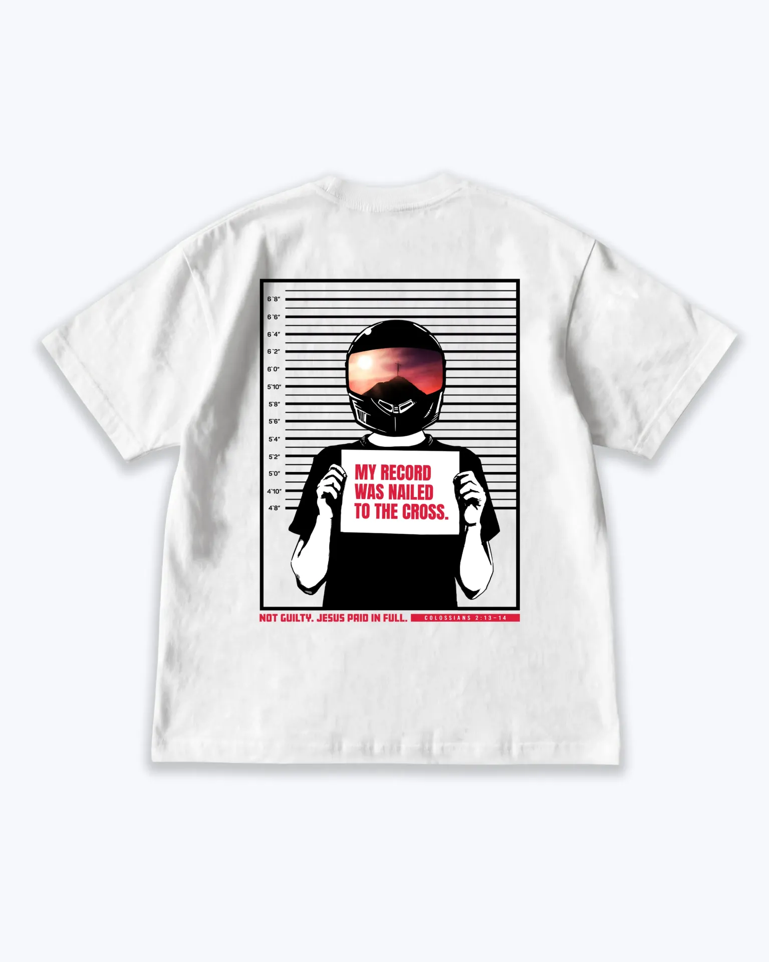 My Record Was Nailed to the Cross | Colossians 2:13–14 | Christian Bible Verse Premium street wear | Unisex