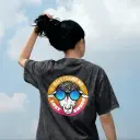 Lost Sheep | Luke 15:4 | Christian Bible Verse Premium Acid Wash Oversized T-Shirt | Unisex