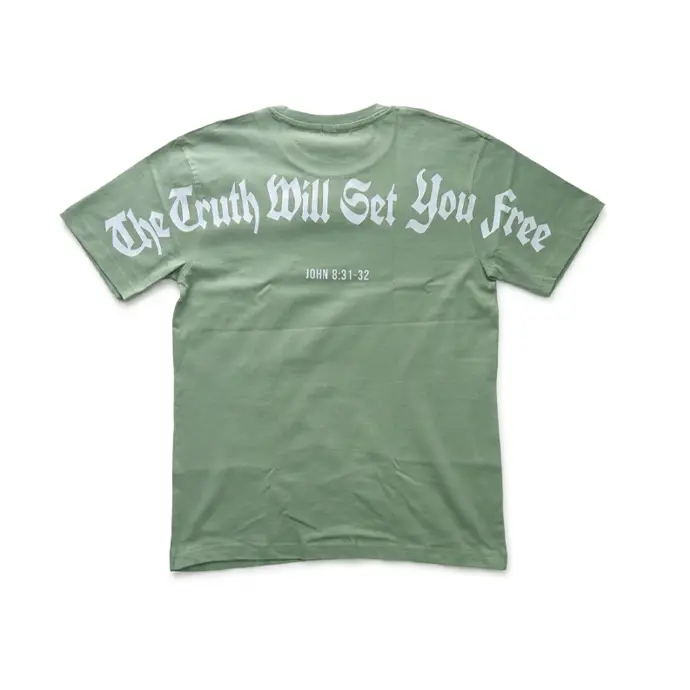 The Truth Will Set You Free | John 8:31–32 | Christian Bible Verse Oversized T-Shirt | Unisex | Sale