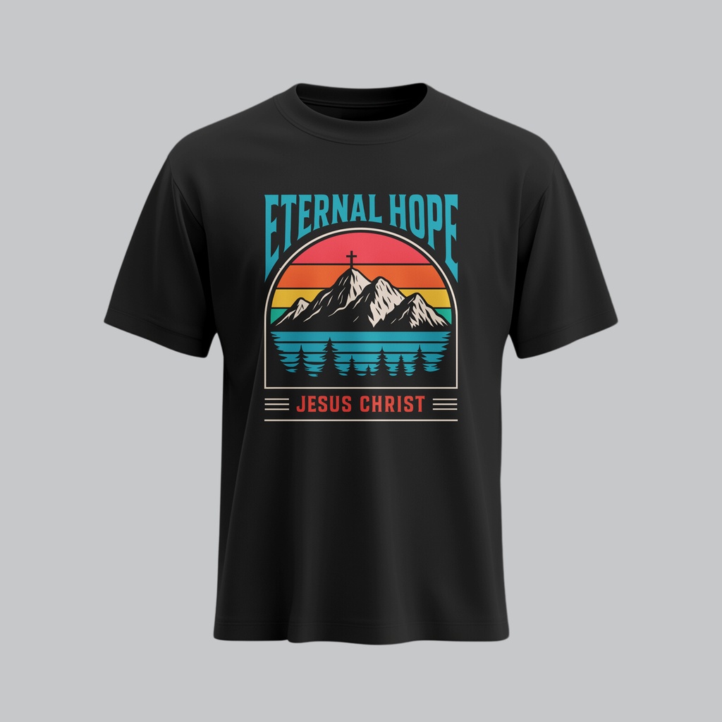 Eternal Hope | 1 Peter 1:3 | Christian Bible Verse T-Shirt | Unisex