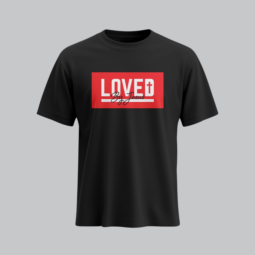 Loved By Jesus | John 13:34-35 | Christian Bible Verse T-Shirt | Unisex
