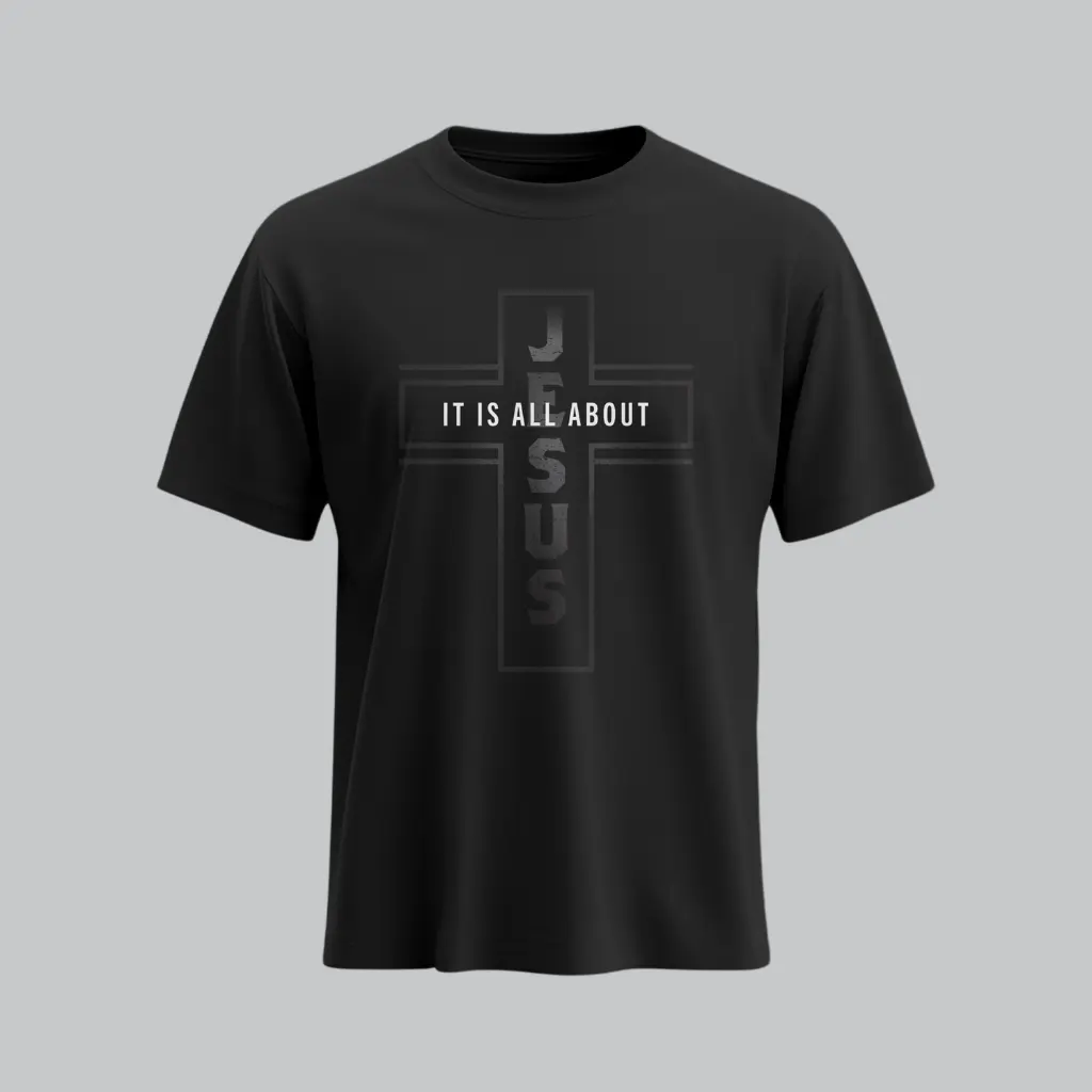 It is all about Jesus | 1John 4:9-10 | Christian Bible Verse T-Shirt | Unisex