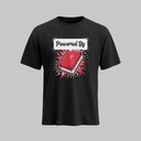 Powered By | Hebrews 4:12| Christian Bible Verse T-Shirt | Unisex
