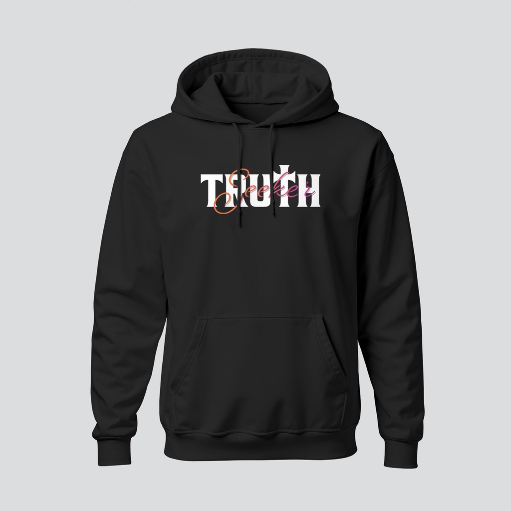 Truth Seeker | Acts 17:11 | Christian Bible Verse Hoodies | Unisex (Black, S)