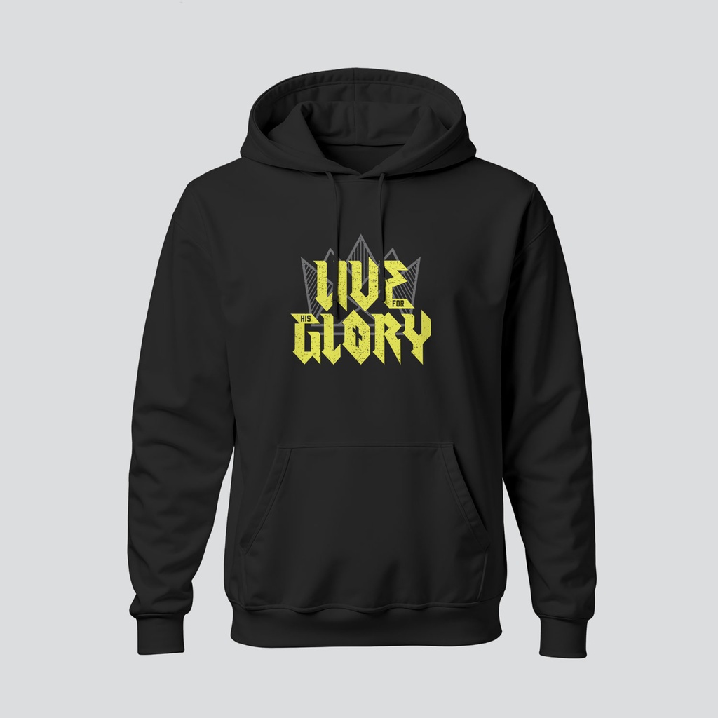 Live For His Glory | Romans 11:36 | Christian Bible Verse Hoodies | Unisex