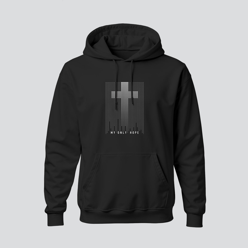 My Only Hope | Revelation 21:4 |Christian Bible Verse Hoodies | Unisex (Black, S)