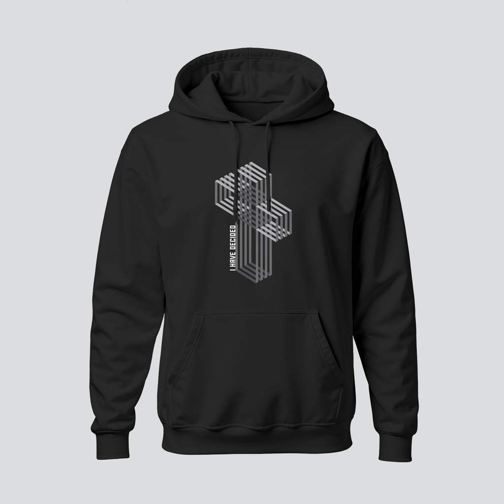 I Have Decided | Mark 1:17-18 | Christian Bible Verse Hoodies | Unisex (Black, S)