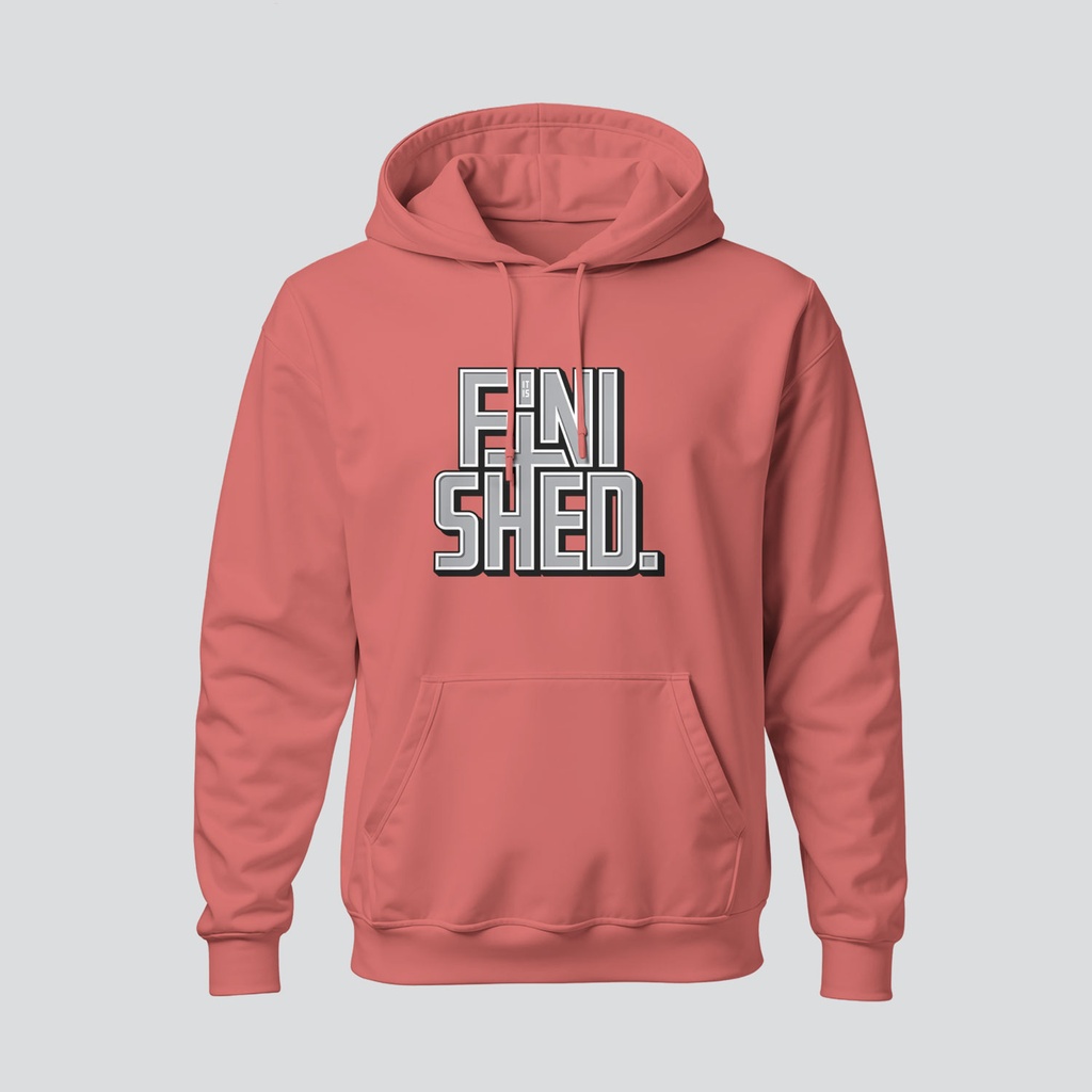 It is Finished | John 19:30 | Christian Bible Verse Hoodies | Unisex (Coral, S)