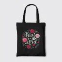 Trust in the Lord | Christian Tote Bag Zipper