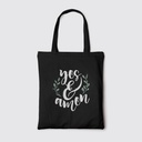 Yes & Amen | Christian Tote Bag Zipper