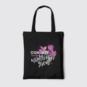 Consider how the Wild Flowers Grow | Christian Tote Bag Zipper
