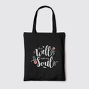 It is well with My Soul | Christian Tote Bag Zipper