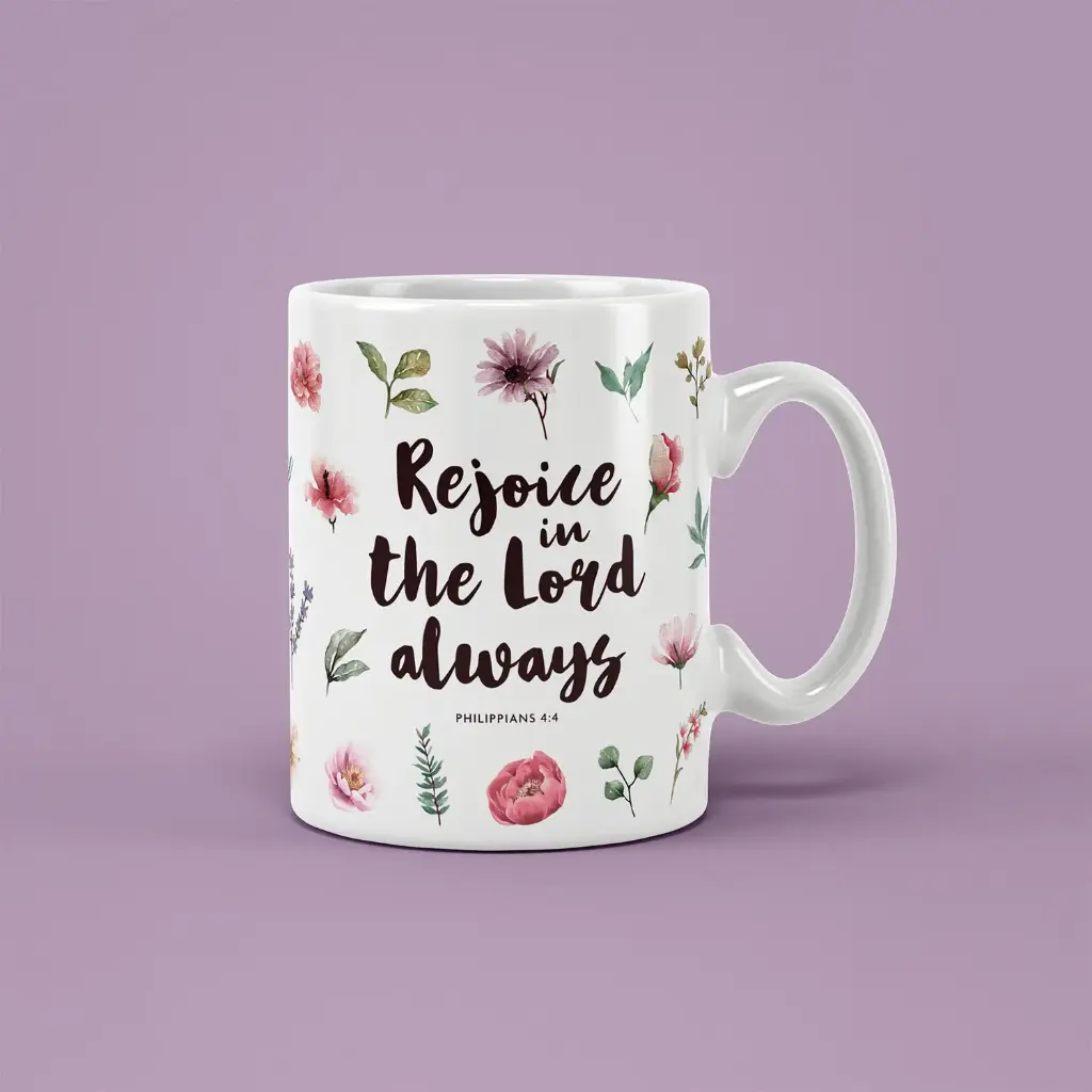 Rejoice In the Lord Always | Christian Ceramic Mug
