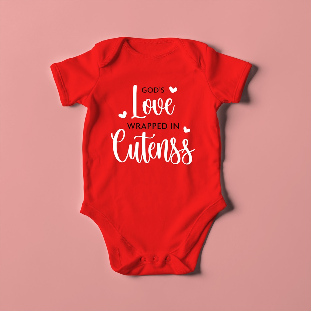 God's Love Wrapped in Cuteness | Christian Baby Romper