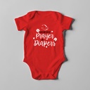 Answered prayer in diapers | Christian Baby Romper