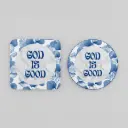 God is good | Christian bible verse acrylic coasters