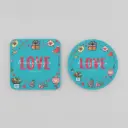 Do everything in love | 1 corinthians 16:14 | Christian bible verse acrylic coasters