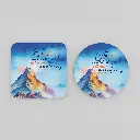 Faith as small as a mustard seed, can move mountains | Matthew 17:20 | Christian bible verse acrylic coasters