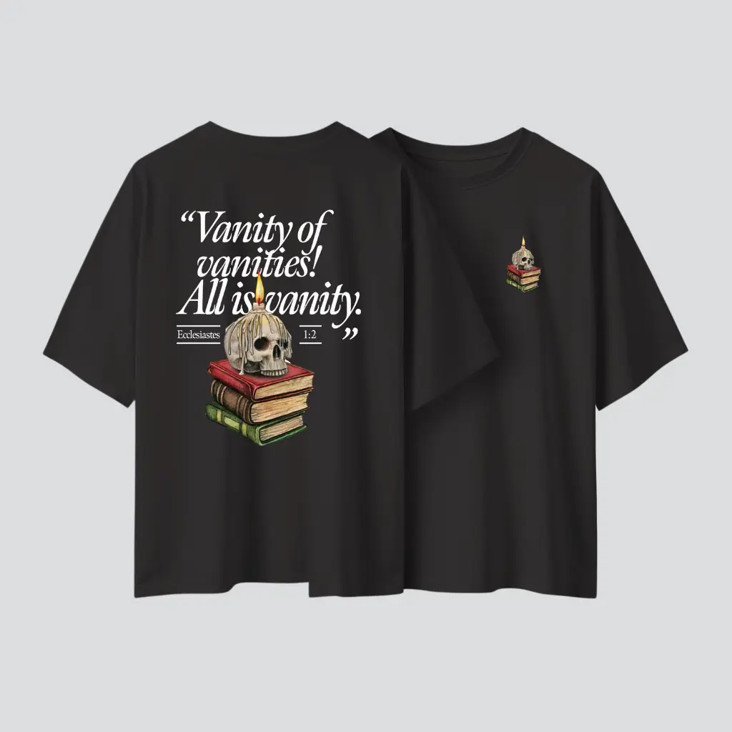 Vanity of Vanities | Christian Gospel Oversized T-shirt | Unisex