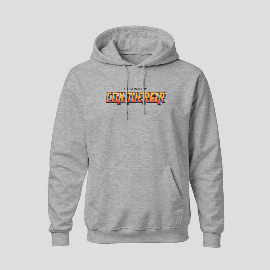 You are more than Conqueror | Romans 8:35-37 | Christian Bible Verse Hoodies | Unisex