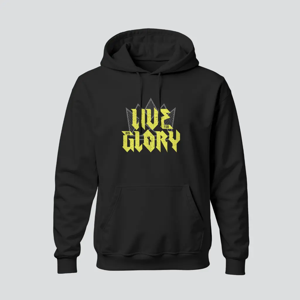 Live For His Glory | Romans 11:36 | Christian Bible Verse Hoodies | Unisex